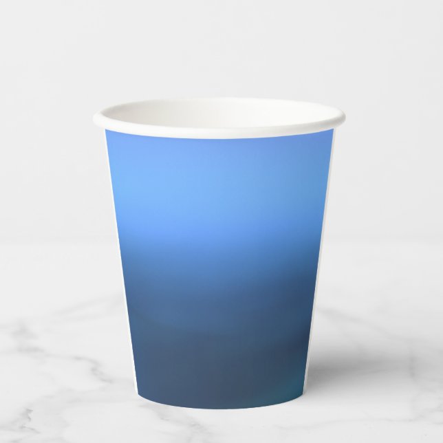 Vasos De Papel Copa de papel Denim Blues (Anverso)