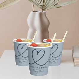 Vasos De Papel Copa De Papel Elegante Escrito A Mano Por El Boho