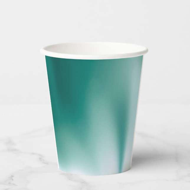Vasos De Papel Copa de Papel Esmeralda Misty (Anverso)