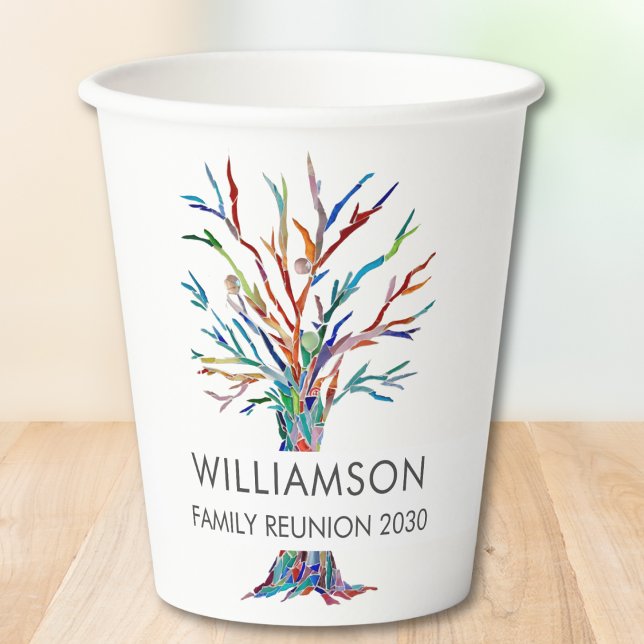 Vasos De Papel Copa de Papel Familiar Personalizada de Reunión Fa (Subido por el creador)