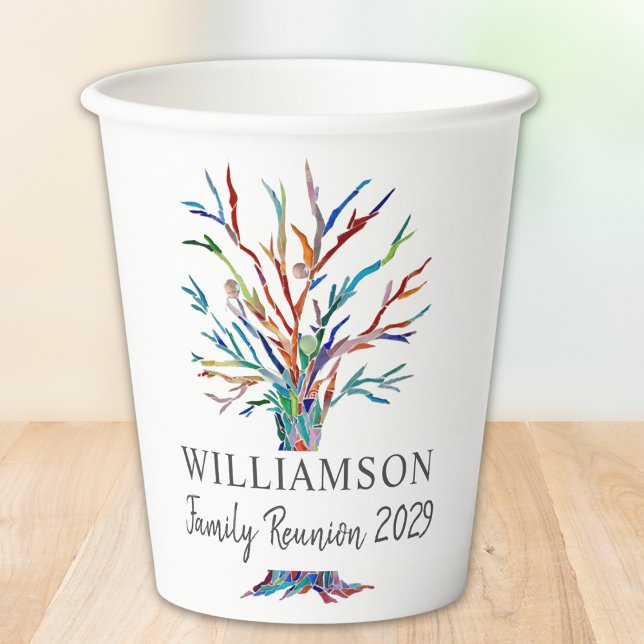 Vasos De Papel Copa de Papel Familiar Personalizada de Reunión Fa (Subido por el creador)