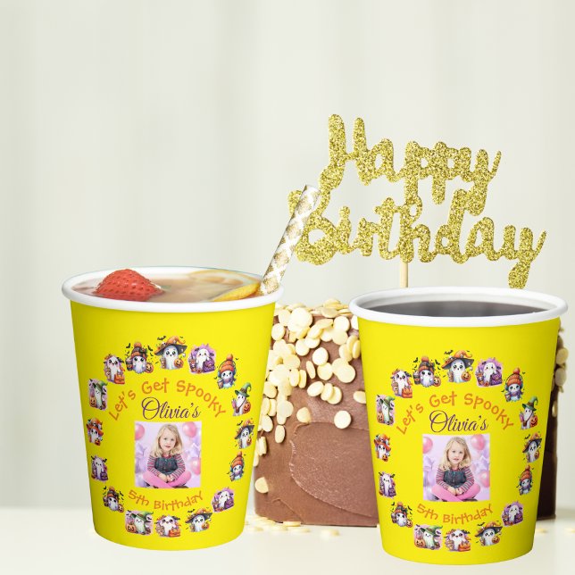 Vasos De Papel Copa de Papel Fiesta Fantasma para Niños Fiesta (Subido por el creador)