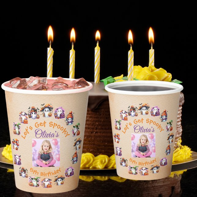 Vasos De Papel Copa de Papel Fiesta Fantasma para Niños Fiesta (Subido por el creador)