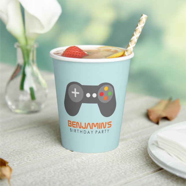 Vasos De Papel Copa de Papel Jugador de Cumpleaños (in situ)