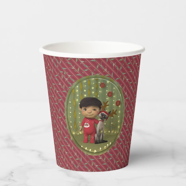 Vasos De Papel Copa de Papel Mascota de navidades