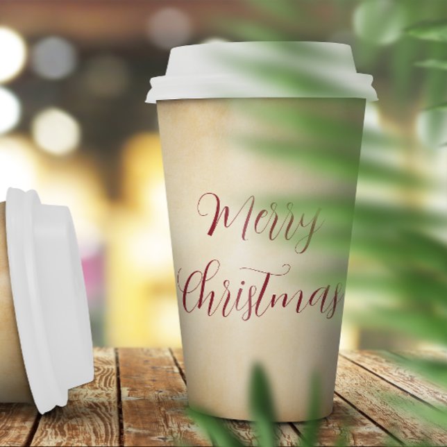 Vasos De Papel Copa de Papel navideño (Subido por el creador)