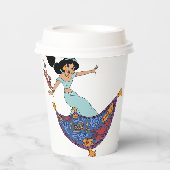 Vasos De Papel Copa de Papel Princesa Jasmine (Anverso)