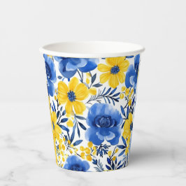 Vasos De Papel Copa de Papel Sunny Bloom