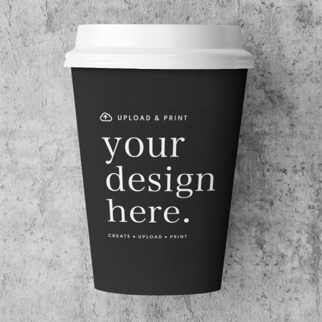 Vasos De Papel Copa de papel tu envío de diseño (Versatile paper cup template for business, events, weddings, special occasions & more!)