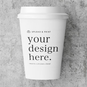 Vasos De Papel Copa de papel tu envío de diseño
