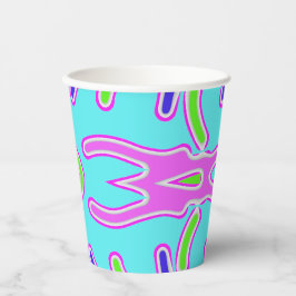 Vasos De Papel Copa de papel, un diseño clásico colorido y vibran