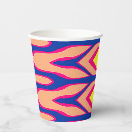 Vasos De Papel Copa de papel, Un diseño clásico vibrante y colori