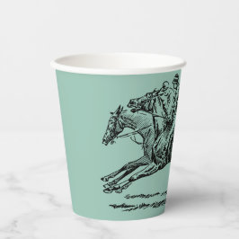 VASOS DE PAPEL COPA DE PAPEL VERDE DE DERBY