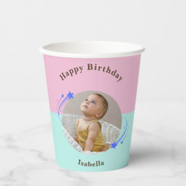 Vasos De Papel Copa de Papel Verde de la Estrella de los Tiroteos