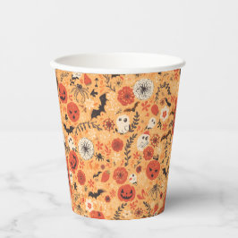 Vasos De Papel Copa fiesta otoño de Halloween