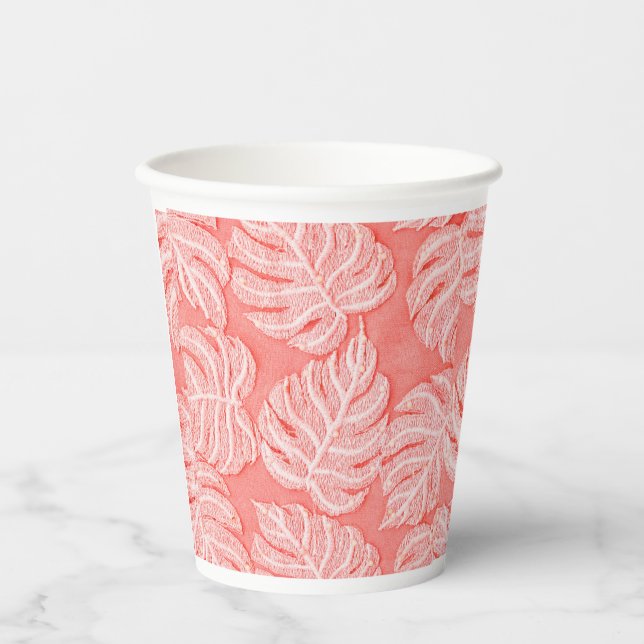 Vasos De Papel Copa florida (Anverso)