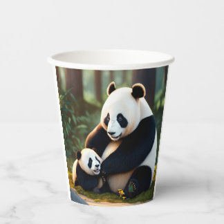 Vasos De Papel Copa Panda