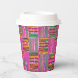 Vasos De Papel Copas africanas de papel impreso