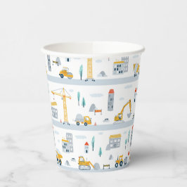 Vasos De Papel Copas de fiesta de cumpleaños de construcción