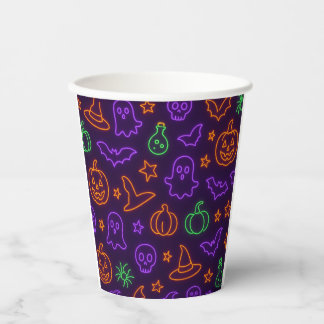 Vasos De Papel Copas de Halloween