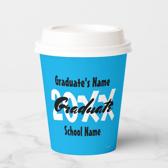 Vasos De Papel Copas de papel de graduación - HAMbyWG (Anverso)
