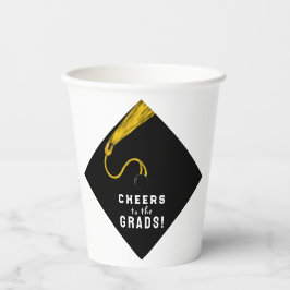 Vasos De Papel Copas de papel de grupo de graduación