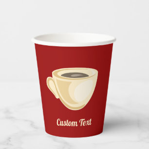 Vasos De Papel Copas de papel de la Copa del Café