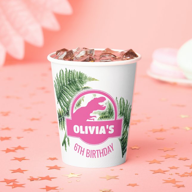 Vasos De Papel Copas de papel de la Fiesta de Cumpleaños Jurásica (Subido por el creador)