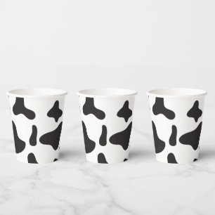 Vasos De Papel Copas de papel de la granja de papel de la vaca de