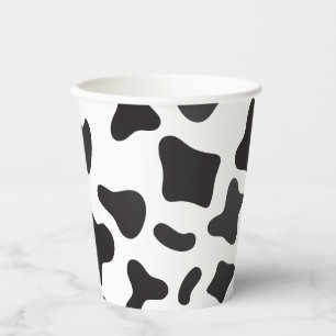 Vasos De Papel Copas de papel de papel de impresión de vacas de c