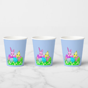 Vasos De Papel Copas de papel de Pascua, copas de favores de part