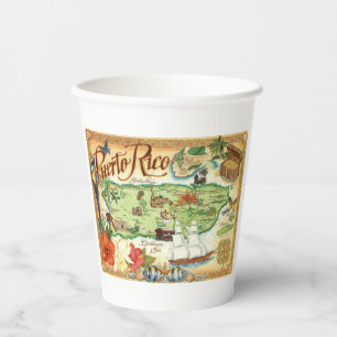Vasos De Papel Copas de papel de Puerto Rico