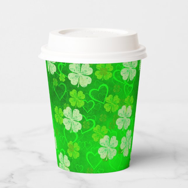 Vasos De Papel Copas de papel de San Patricio (Izquierda)