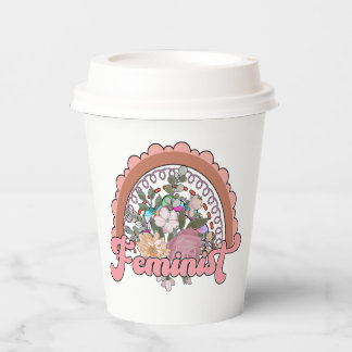 Vasos De Papel Copas de papel feministas