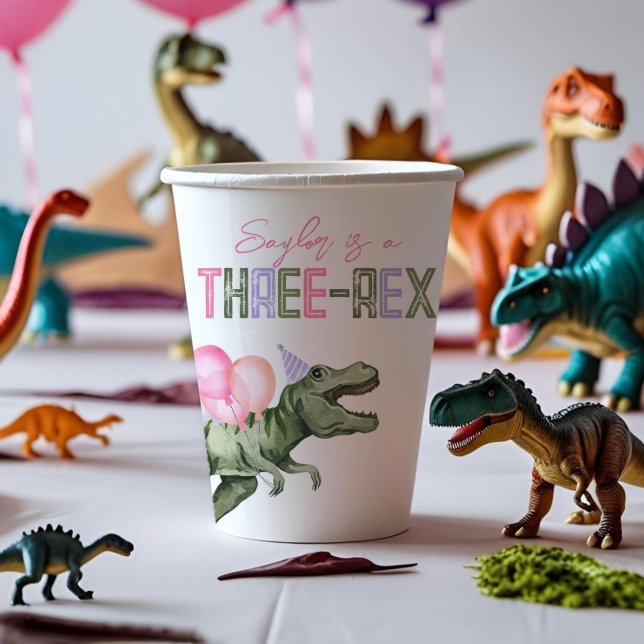 Vasos De Papel Copas de papel Fiesta de tres rex de chica (Subido por el creador)