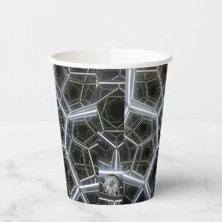 Vasos De Papel Copas de papel multidimensionales de Sci-Fi