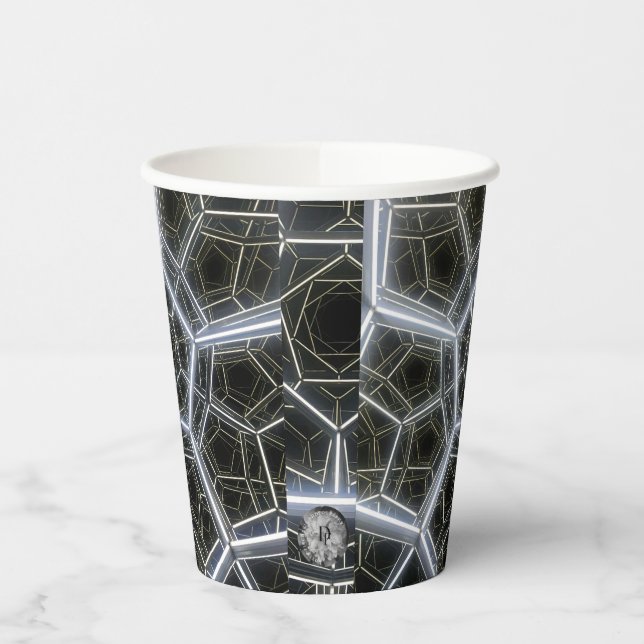 Vasos De Papel Copas de papel multidimensionales de Sci-Fi (Izquierda)