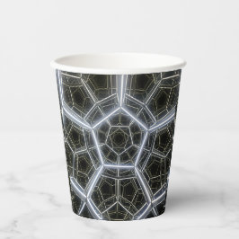 Vasos De Papel Copas de papel multidimensionales de Sci-Fi