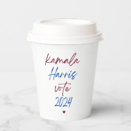 Vasos De Papel Copas de papel para Kamala Harris 2024