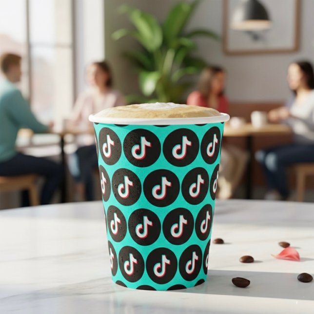 Vasos De Papel Copas de papel TikTok (Subido por el creador)
