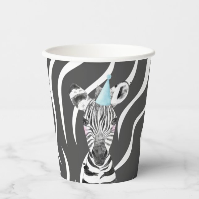 Vasos De Papel Copas Fiestas de animales fiestas | Cumpleaños de  (Anverso)