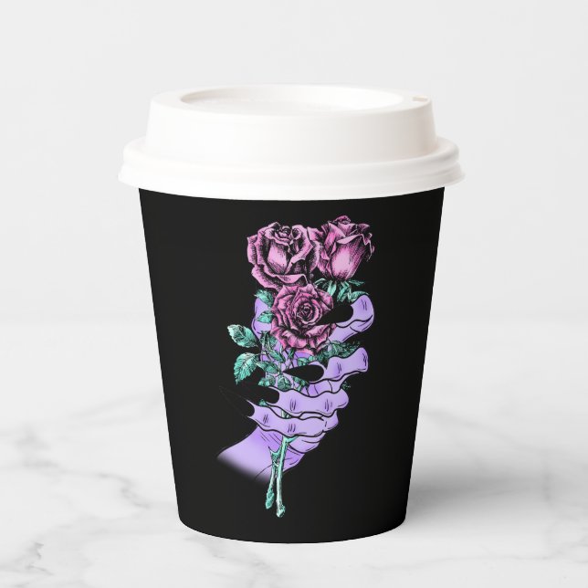 Vasos De Papel Copas góticas de papel para Bouquet (Anverso)