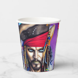 Vasos De Papel Copas piratas de papel