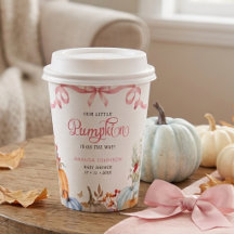 Coquette de lazo rosa Un pequeño bebé calabaza Sho