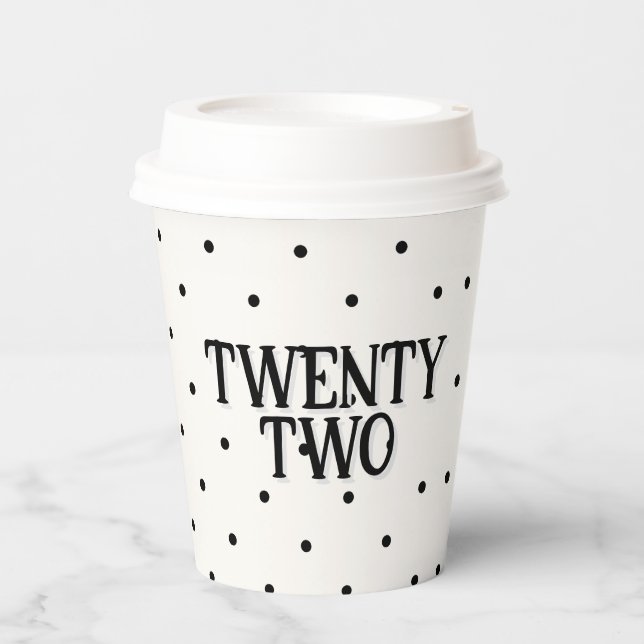 Vasos De Papel Coquette Disco Ball & Black Bow Moda Blanco modern (Anverso)