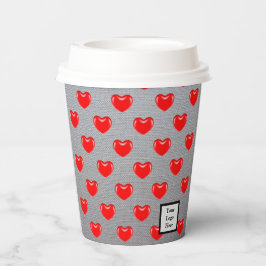 Vasos De Papel Corazón