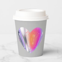 Vasos De Papel Corazón de misterio