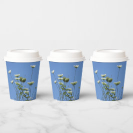 Vasos De Papel Corfu Cream Wildflowers
