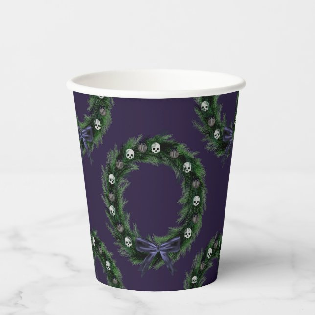 Vasos De Papel Corona de cráneos (Anverso)