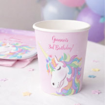 Corona de flores de unicornio mágico de arcoíris p